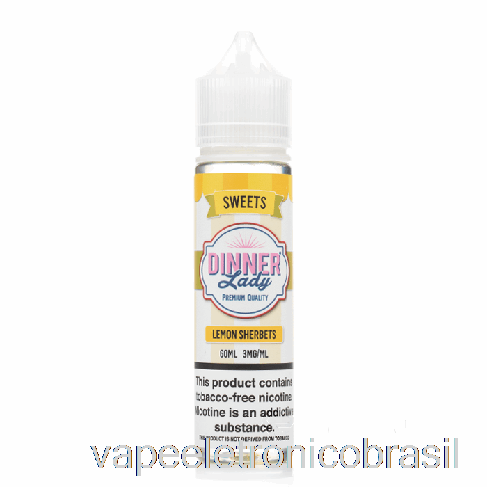 Sorvete De Limão Vape Vaporesso - E-líquido Vape Dining Lady - 60ml 0mg